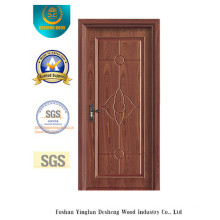Porte de forces de défense principale de style chinois simplifié pour l'intérieur avec le bois plein (xcl-002)